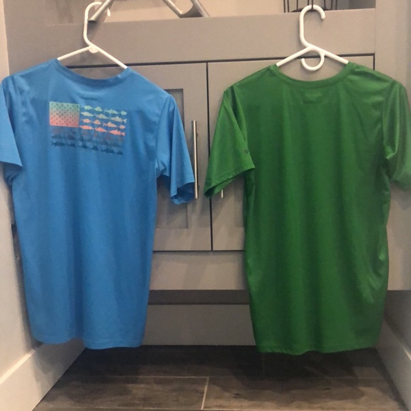 2 Boys PFG Columbia Dri Fit Tshirts XL - Picture 4 of 8